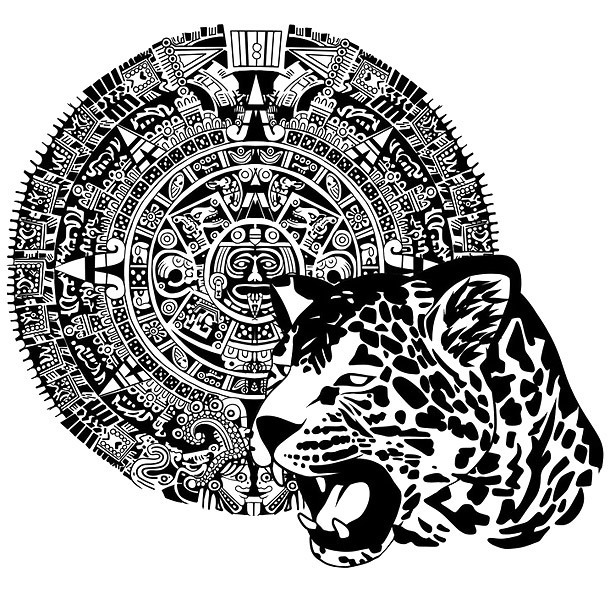 Jaguar Aztec Tattoo