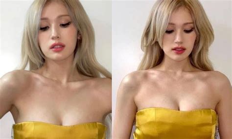 Jeon Somi Revealed Her Cleavage And Embraced A Seductive Image At Mama Kbizoom