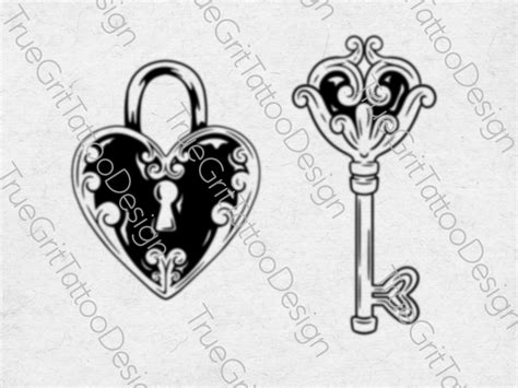 Key Heart Lock Tattoo Tattoo Designs Heart Shaped Lock Heart Padlock