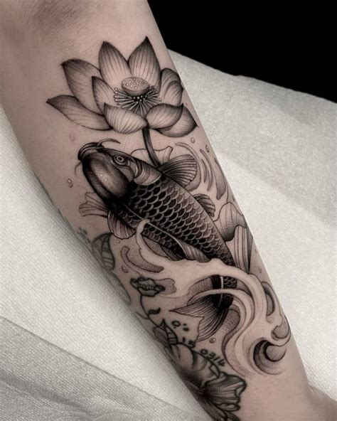 Koi Fish And Lotus Tattoo Designs Koi Fish And Lotus Tattoo Designs
