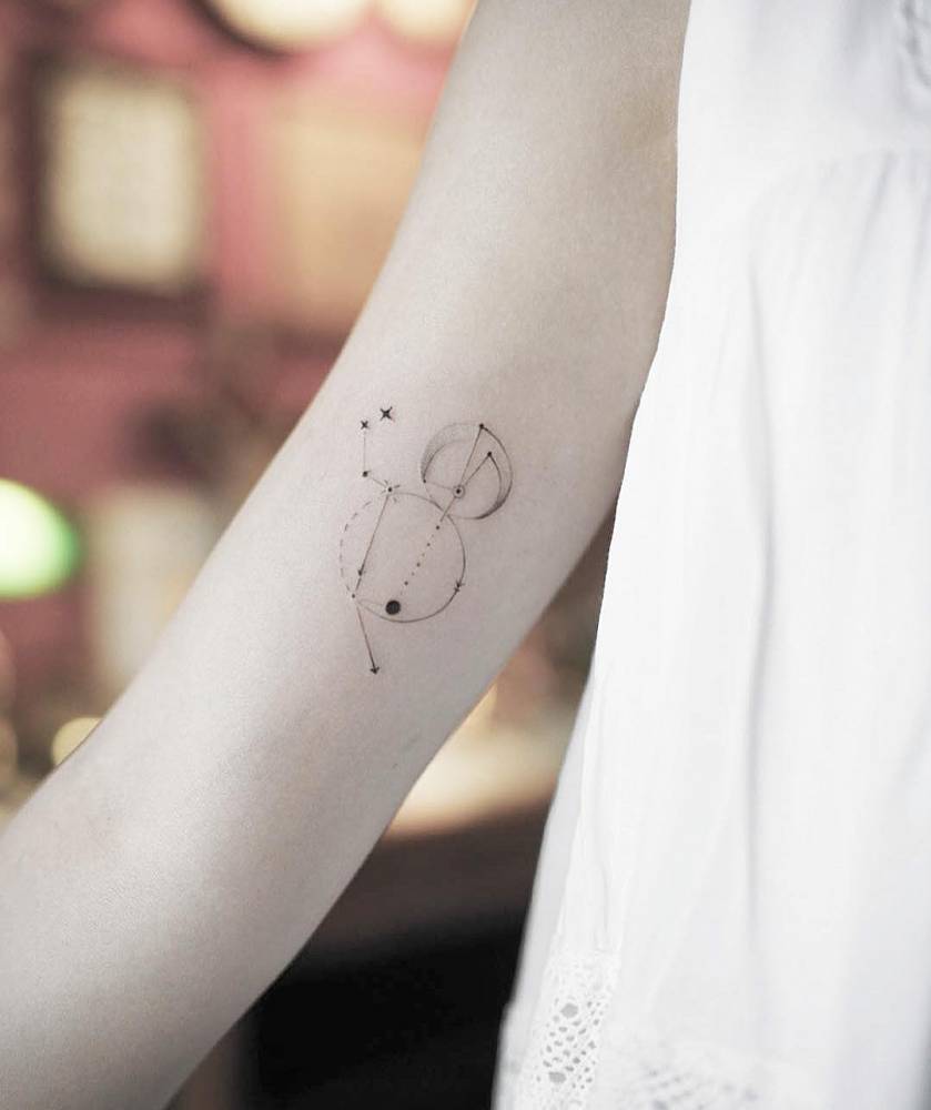 Leo Zodiac Constellation Tattoo 60 Photos Astrologytoyou Com