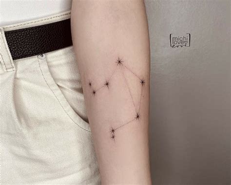 Libra Constellation Tattoo