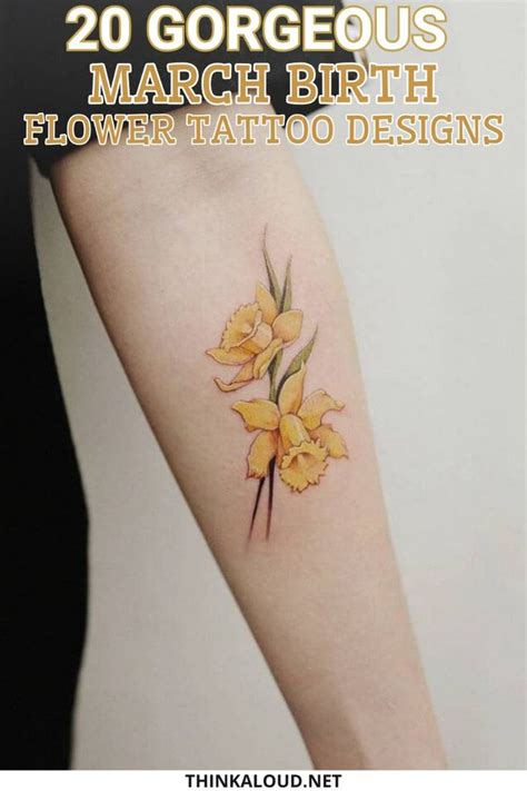March Birth Flower Tattoo Bronctattooaus Com March Birth Flower Tattoo Bronctattooaus Com