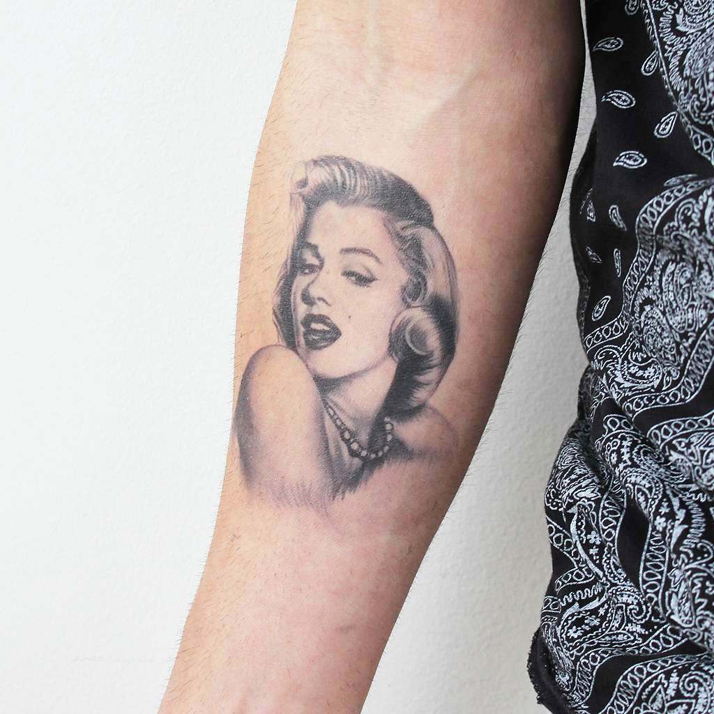 Marilyn Monroe Tattoo Design