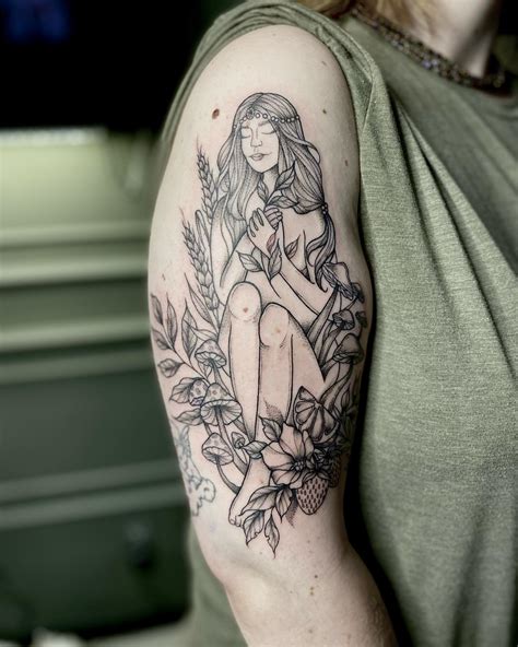 Mother Earth Tattoos Theago Iozzi M Mother Nature For Carolina