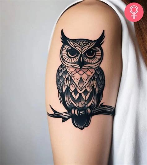 Owl Tattoos For Females
