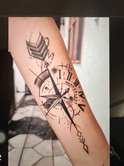 Pin By Johnny Inkshow On Searches Compass Tattoo Design Compass