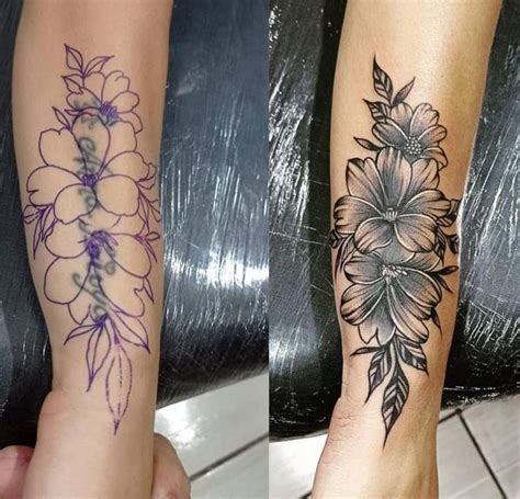 Pin By Pitty Star Tattoo On Cobertura Forearm Cover Up Tattoos Wrist