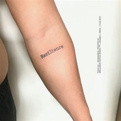 Resilient Tattoos Designs