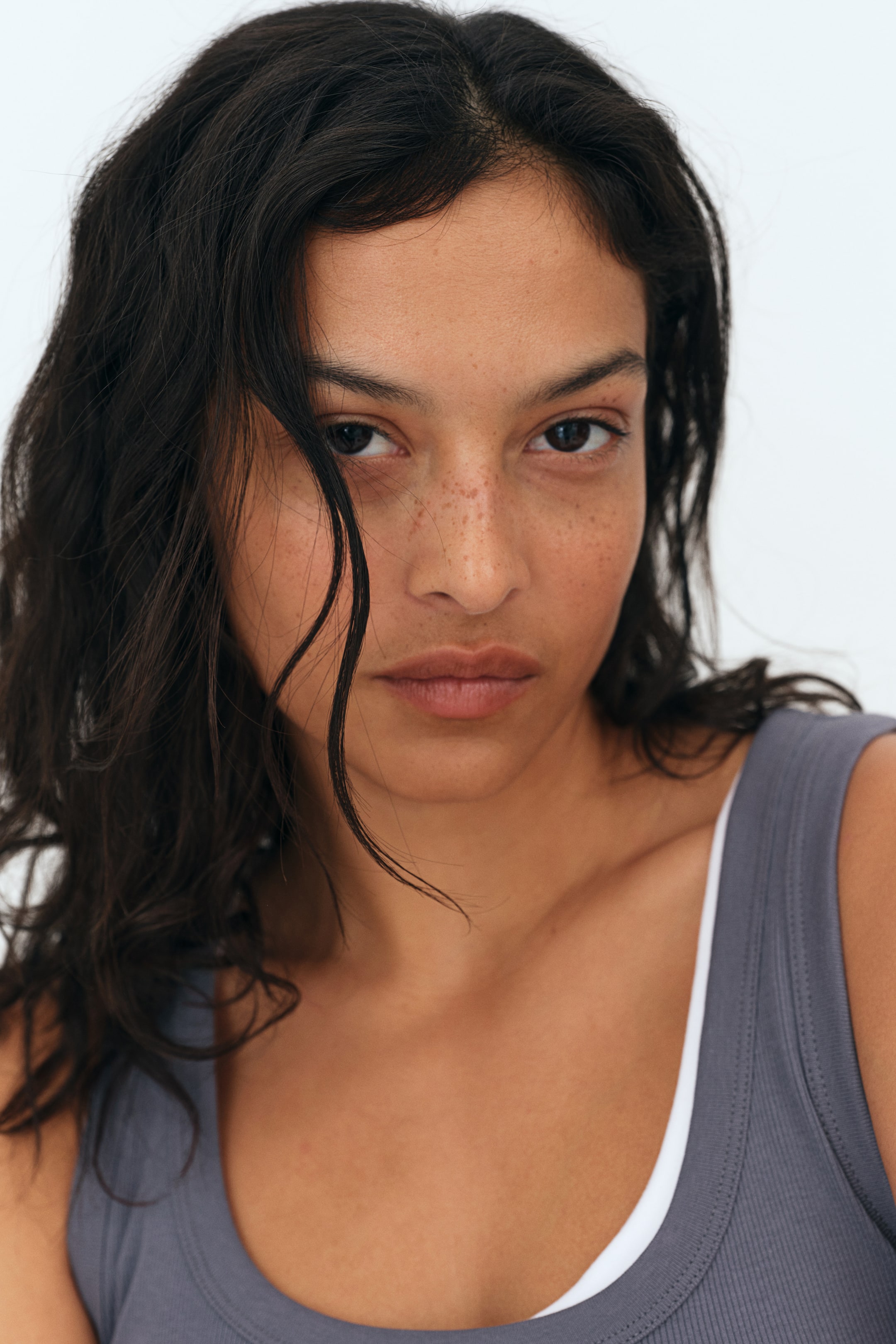 Ribbed Tank Top Black White Striped Ladies H Amp M Us