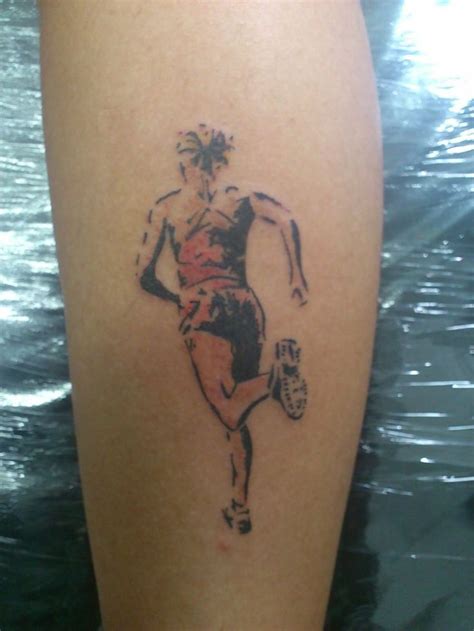 Runner Tattoo By Rcavalcante Runner Tattoo Running Tattoo Running