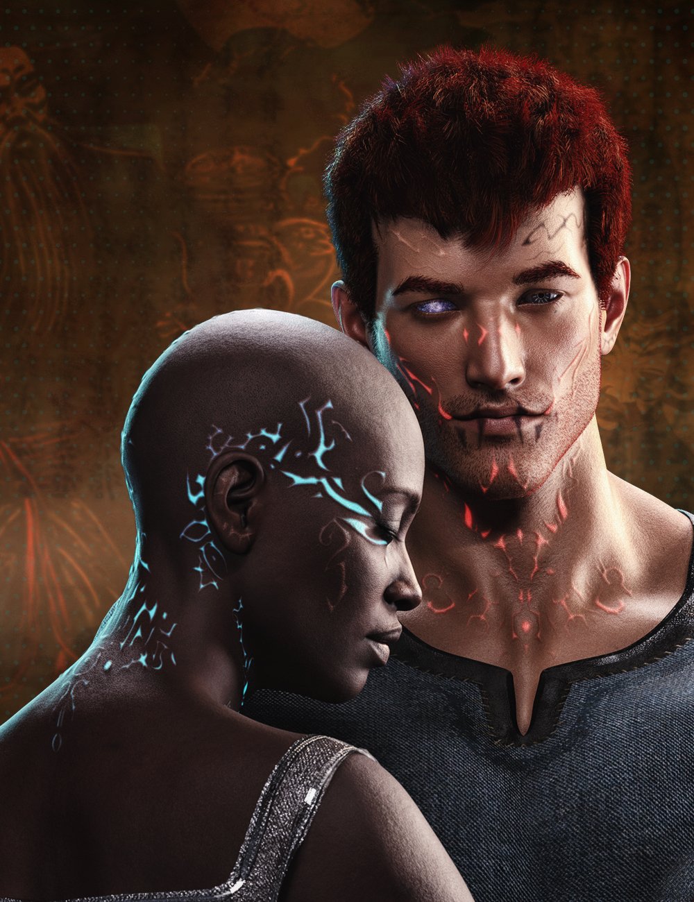 Scarification Tattoos Face