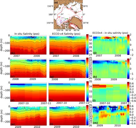 Sea Surface Salinity As A Proxy For Arctic Ocean Freshwater Changes Fournier 2020 Journal Of Geophysical Research Oceans Wiley Online Library
