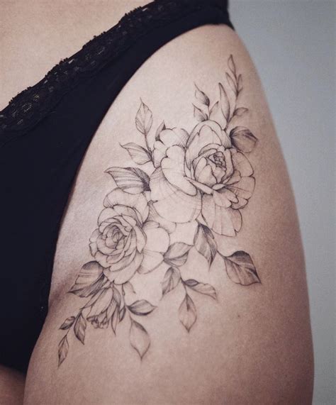Seventh Day On Instagram Flowers On The Hip By Tattooing By Mars Seventh Day On Instagram Flowers On The Hip By Tattooing By Mars