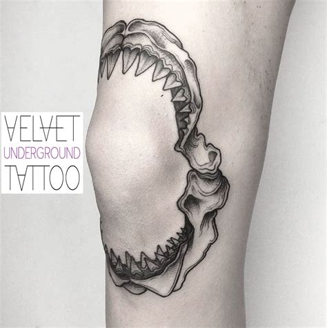 Shark Jaw Tattoo