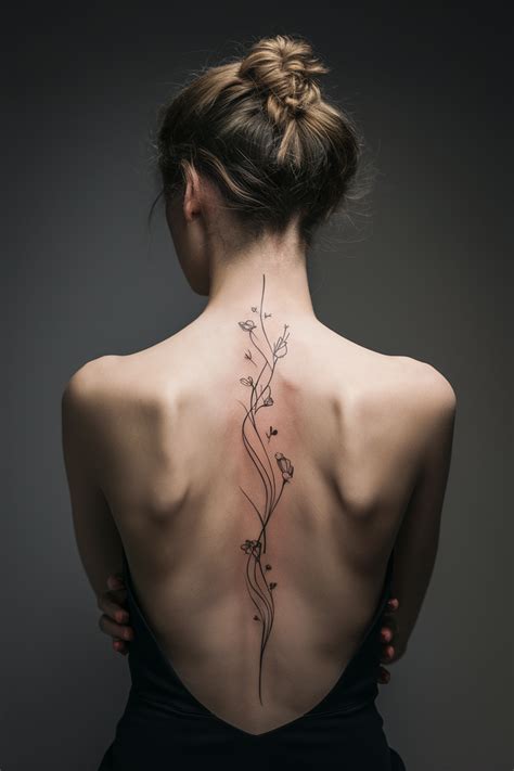 Simple And Elegant Spine Tattoos For Women Unique Designs To Inspire Simple And Elegant Spine Tattoos For Women Unique Designs To Inspire