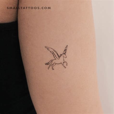 Simple Pegasus Tattoo Simple Pegasus Tattoo