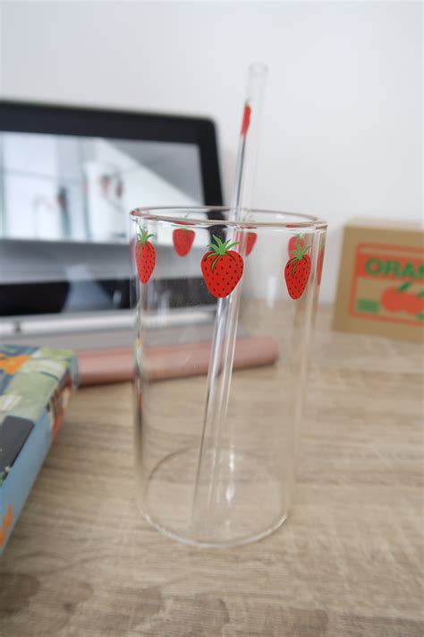 Strawberry Nana Glass Etsy