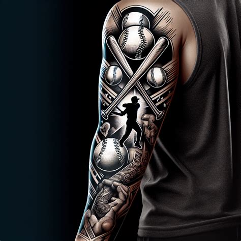 Swing For The Stars Baseball Tattoos 13 Ideas Inkbox