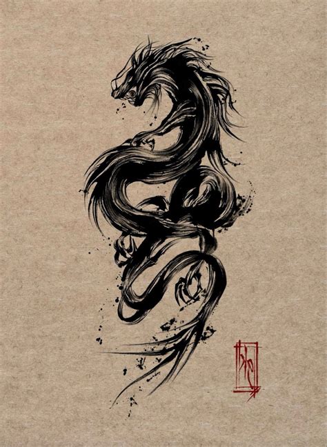 Tattoo Black Dragon