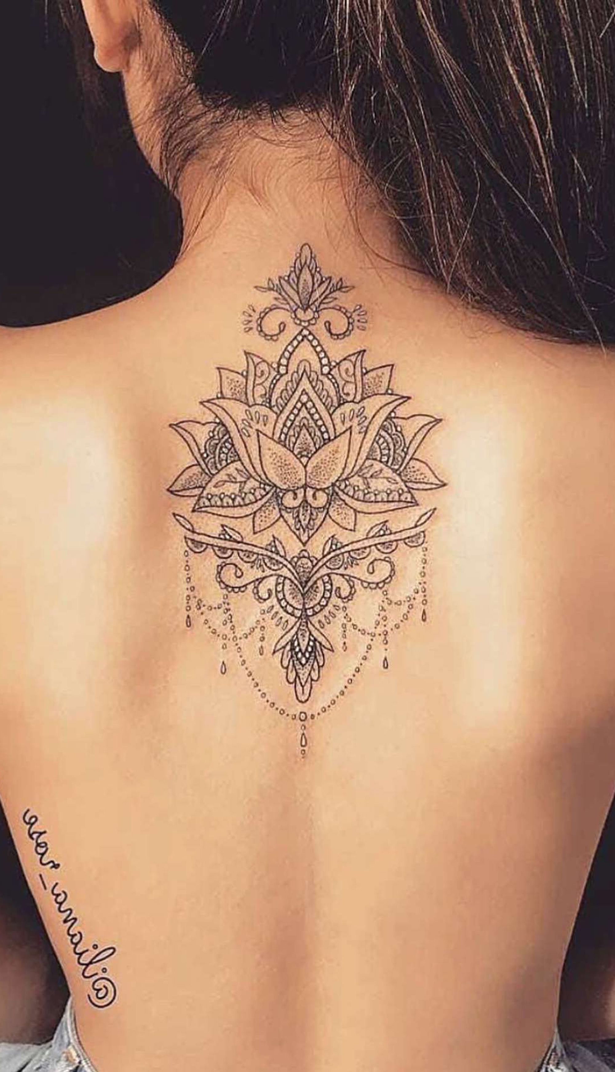 Tattoo Designs Womens Back