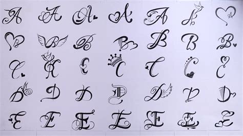 Tattoo Letter Designs