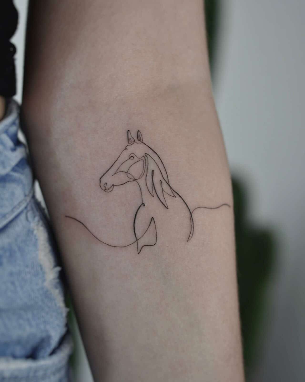 Tattoo Of A Horse