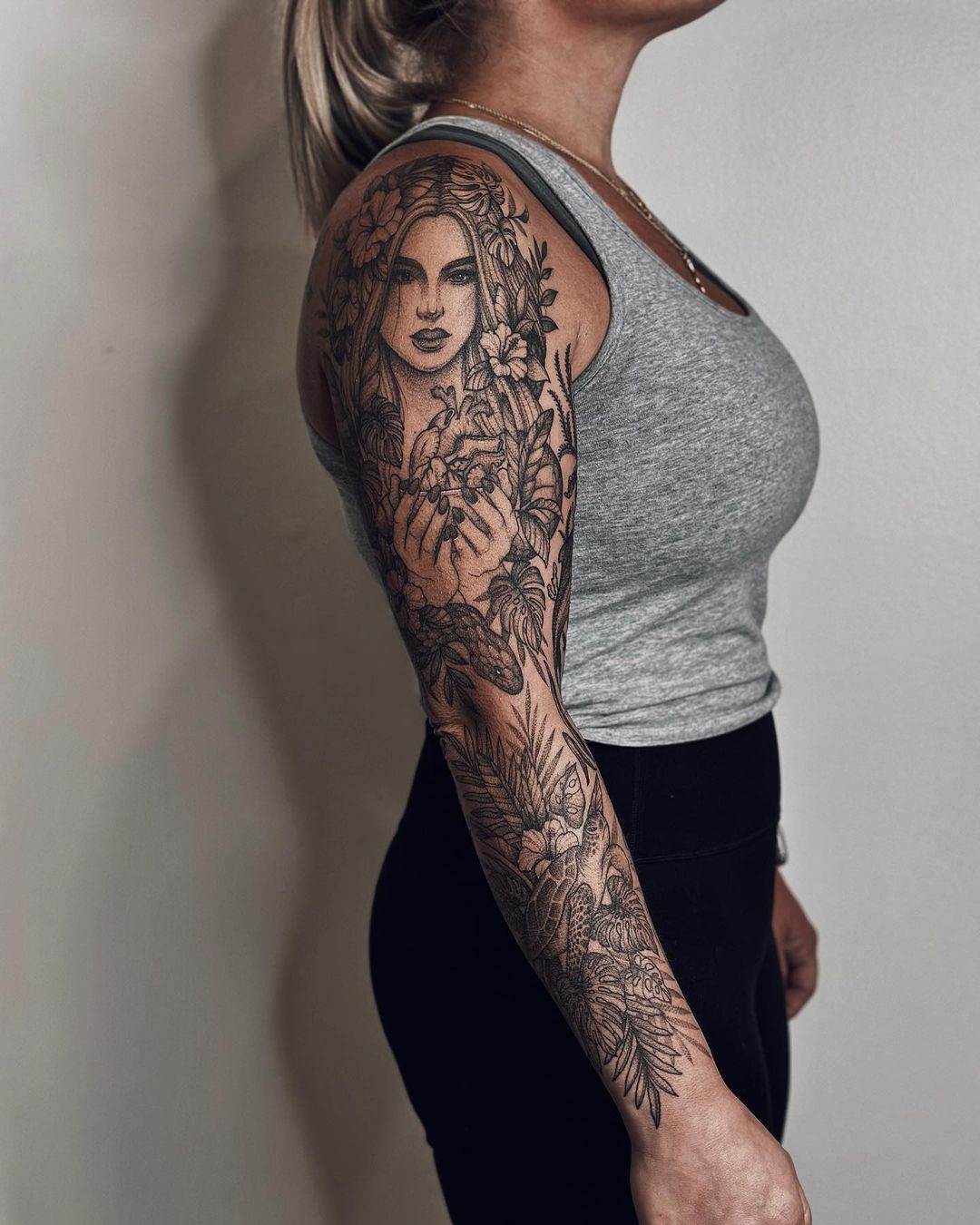 Like A Garden On Your Arm, Tattoo Sleeves For Women Bloom