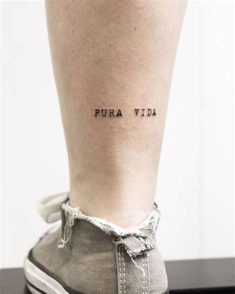Tatuaje Frase Pura Vida Tatuajes Para Mujeres Tatuajes Tatuaje Frase Pura Vida Tatuajes Para Mujeres Tatuajes