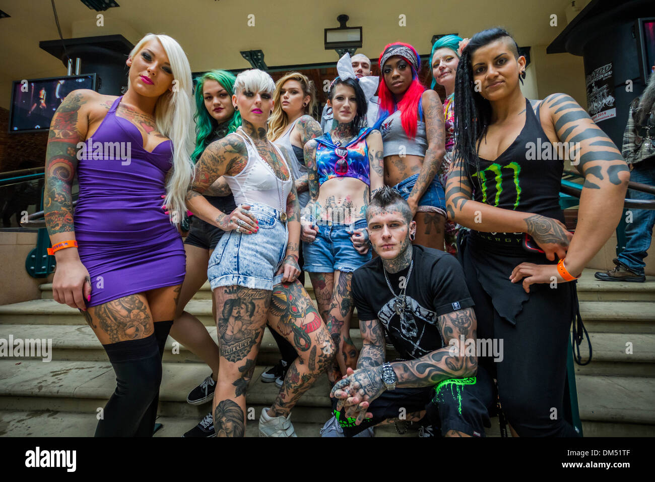 The 9Th International London Tattoo Convention 2013 Stock Photo Alamy
