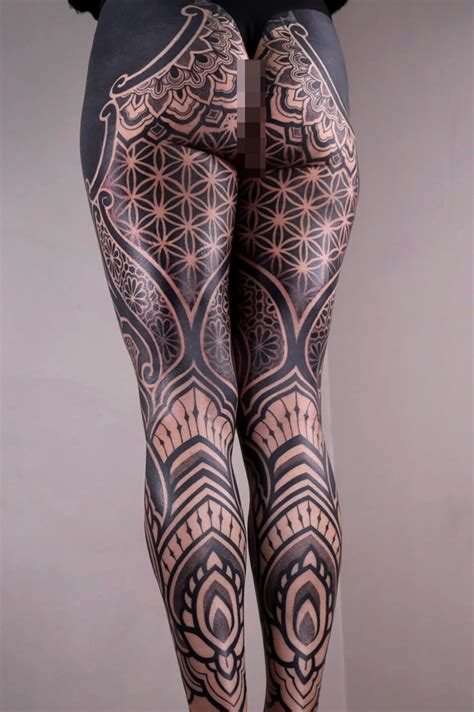 The Black Line Sequence In The Ornamental Tattoo Tattoo Life Leg The Black Line Sequence In The Ornamental Tattoo Tattoo Life Leg