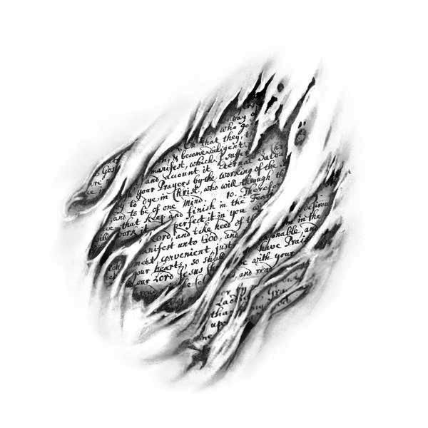 Torn Skin Tattoo Stencils