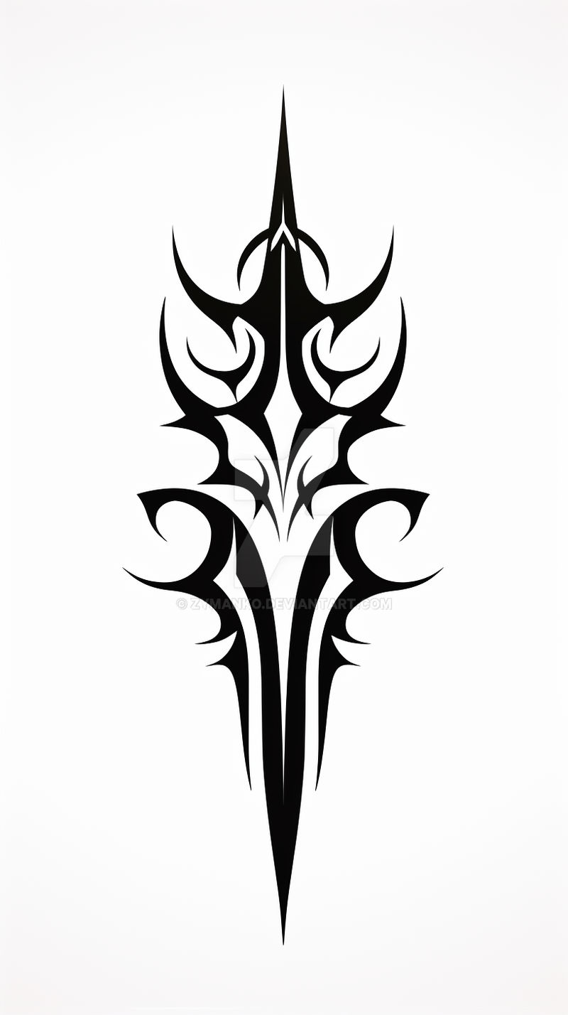 Tribal Tattoo Design Vector 07 By Zymanko On Deviantart