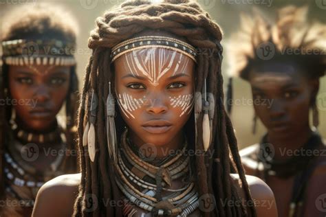 Wild African Tribes 3 African American Young Native Women From Wild