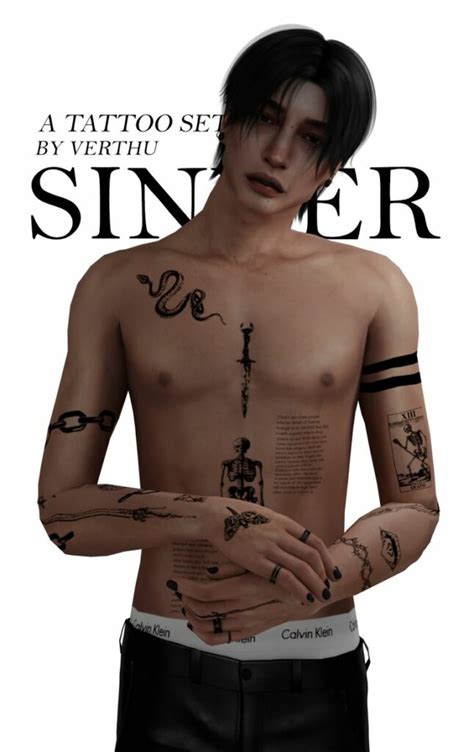 Xxblacksims Tattoos The Sims 4 Cc Cas Sims 4 Tattoos