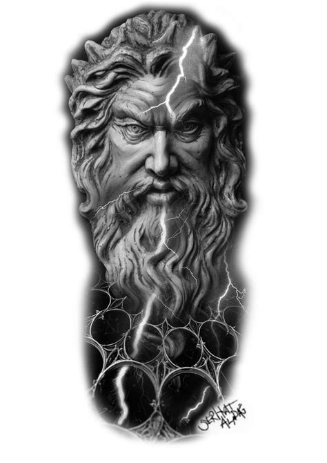 Zeus Greek God Tattoo Printable Calendars At A Glance